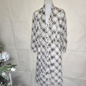 NY & Company Button Up Dress